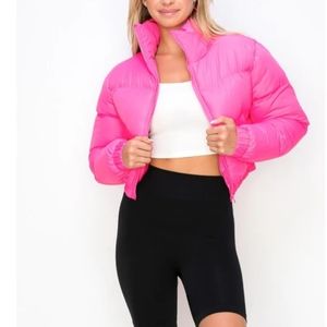 Pink Puffer Jacket